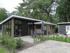 Spacious chalet with decorative fireplace, located on the Veluwe